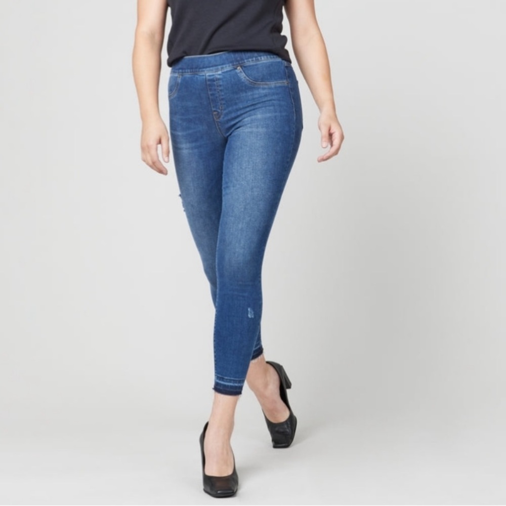 SPANX Skinny Distressed Jeans Ankle